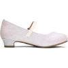 image:imageDREAM PAIRS Girls Mary Jane Low Heel Princess Flower Wedding Party Pump Dress ShoesWhite