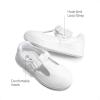 image:imageDREAM PAIRS Girls Mary Jane Shoes TStrap Flat Sneakers for School Uniform Dress Shoes for ToddlerLittle Kid Casual Daily Wear Special EventsWhite