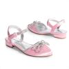 image:imageDREAM PAIRS Girls Sandals Closed Toe Dress Low Heels Pointed Toe Pump Flower Shoes for Little Big Kids Wedding Princess Party