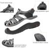 image:imageDREAM PAIRS Mens 160912MNEW Adventurous Summer Outdoor SandalsBlackDark Greyn