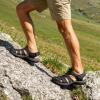 image:imageDREAM PAIRS Mens 160912MNEW Adventurous Summer Outdoor SandalsBlackDark Greyn