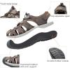image:imageDREAM PAIRS Mens 160912MNEW Adventurous Summer Outdoor SandalsBrownBlackOrange