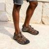 image:imageDREAM PAIRS Mens 160912MNEW Adventurous Summer Outdoor SandalsKhakiYellow