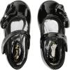 image:imageDREAM PAIRS Toddler Girls Dress Shoes Mary Jane Flats Girls School Uniform Flats Bow Ballerina ShoesBlackPat