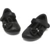 image:imageDREAM PAIRS Toddler Girls Dress Shoes Mary Jane Flats Girls School Uniform Flats Bow Ballerina ShoesBlackSuede
