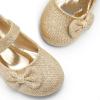 image:imageDREAM PAIRS Toddler Girls Dress Shoes Mary Jane Flats Girls School Uniform Flats Bow Ballerina ShoesGoldGlitter