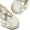 image:imageDREAM PAIRS Toddler Girls Dress Shoes Mary Jane Flats Girls School Uniform Flats Bow Ballerina ShoesIvorySatin