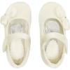 image:imageDREAM PAIRS Toddler Girls Dress Shoes Mary Jane Flats Girls School Uniform Flats Bow Ballerina ShoesIvorySatin