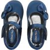 image:imageDREAM PAIRS Toddler Girls Dress Shoes Mary Jane Flats Girls School Uniform Flats Bow Ballerina ShoesNavySatin