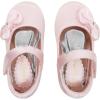 image:imageDREAM PAIRS Toddler Girls Dress Shoes Mary Jane Flats Girls School Uniform Flats Bow Ballerina ShoesPinkSatin