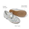 image:imageDREAM PAIRS Toddler Girls Dress Shoes Mary Jane Flats Girls School Uniform Flats Bow Ballerina ShoesSilverGlitter