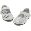 image:imageDREAM PAIRS Toddler Girls Dress Shoes Mary Jane Flats Girls School Uniform Flats Bow Ballerina ShoesSilverGlitter