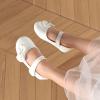 image:imageDREAM PAIRS Toddler Girls Dress Shoes Mary Jane Flats Girls School Uniform Flats Bow Ballerina ShoesWhitePat
