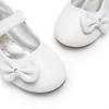 image:imageDREAM PAIRS Toddler Girls Dress Shoes Mary Jane Flats Girls School Uniform Flats Bow Ballerina ShoesWhitepu