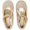 image:imageDREAM PAIRS Toddler Girls Dress Shoes Mary Jane Rhinestone Ballerina Flat for Party Birthday Performance WeddingGold