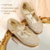 image:imageDREAM PAIRS Toddler Girls Dress Shoes Mary Jane Rhinestone Ballerina Flat for Party Birthday Performance WeddingGold