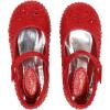 image:imageDREAM PAIRS Toddler Girls Dress Shoes Mary Jane Rhinestone Ballerina Flat for Party Birthday Performance WeddingRed