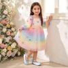 image:imageDREAM PAIRS Toddler Little Girls Dress Shoes Flower Girl Mary Jane Ballet Flat Shoes with Pearl Ankle Strap amp Satin Bow for WeddingPartyLight Blue
