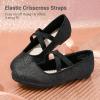 image:imageDream Pairs Girls Ballerina Dress Shoes Mary Jane FlatsBlack