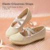 image:imageDream Pairs Girls Ballerina Dress Shoes Mary Jane FlatsGoldglitter