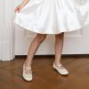 image:imageDream Pairs Girls Ballerina Dress Shoes Mary Jane FlatsIvorysatin