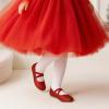 image:imageDream Pairs Girls Ballerina Dress Shoes Mary Jane FlatsRed