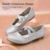 image:imageDream Pairs Girls Ballerina Dress Shoes Mary Jane FlatsSilver