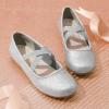 image:imageDream Pairs Girls Ballerina Dress Shoes Mary Jane FlatsSilver