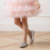 image:imageDream Pairs Girls Ballerina Dress Shoes Mary Jane FlatsSilvermetallic