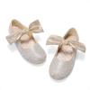 image:imageDream Pairs Girls Ballerina Flats Mary Jane Front Bow Dress ShoesGoldrhinestone