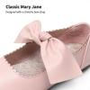 image:imageDream Pairs Girls Ballerina Flats Mary Jane Front Bow Dress ShoesPink