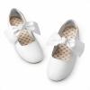 image:imageDream Pairs Girls Ballerina Flats Mary Jane Front Bow Dress ShoesWhite