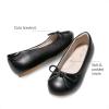 image:imageDream Pairs Girls Dress Shoes Ballet Flats Slipon Fashion Bow Flower Girl Shoes for Wedding School Party BirthdayBlack