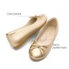 image:imageDream Pairs Girls Dress Shoes Ballet Flats Slipon Fashion Bow Flower Girl Shoes for Wedding School Party BirthdayGold