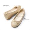 image:imageDream Pairs Girls Dress Shoes Ballet Flats Slipon Fashion Bow Flower Girl Shoes for Wedding School Party BirthdayGoldGlitter