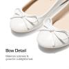 image:imageDream Pairs Girls Dress Shoes Ballet Flats Slipon Fashion Bow Flower Girl Shoes for Wedding School Party BirthdayIvory
