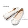 image:imageDream Pairs Girls Dress Shoes Ballet Flats Slipon Fashion Bow Flower Girl Shoes for Wedding School Party BirthdayIvory