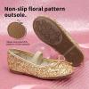 image:imageDream Pairs Toddler Girls Dress Shoes Party Wedding Flower Girl Ballet FlatsGold