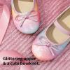 image:imageDream Pairs Toddler Girls Dress Shoes Party Wedding Flower Girl Ballet FlatsRainbow