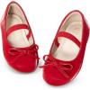 image:imageDream Pairs Toddler Girls Dress Shoes Party Wedding Flower Girl Ballet FlatsRedpu