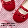 image:imageDream Pairs Toddler Girls Dress Shoes Party Wedding Flower Girl Ballet FlatsRedpu