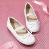 image:imageDream Pairs Toddler Girls Dress Shoes Party Wedding Flower Girl Ballet FlatsWhitePu