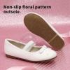 image:imageDream Pairs Toddler Girls Dress Shoes Party Wedding Flower Girl Ballet FlatsWhitePu