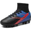 image:imageDREAM PAIRS Boys Girls Soccer Cleats Youth Firm Groud Outdoor Sport Athletic High Top Football Shoes for LittleBig KidBlackRoyal BlueRed