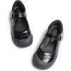 image:imageDREAM PAIRS Girls Kids Mary Jane School Uniform ToeProtective Shoes Soft Flats Toddler Little KidBlack