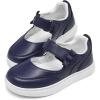 image:imageDREAM PAIRS Kids Girls Mary Jane Sneakers Strap Toddler Little Girls School Shoes Soft Walking Party Flat ShoesNavy