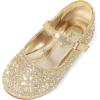 image:imageDREAM PAIRS Toddler Girls Dress Shoes Mary Jane Rhinestone Ballerina Flat for Party Birthday Performance WeddingGold