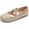 image:imageDream Pairs Girls Ballerina Dress Shoes Mary Jane FlatsGold