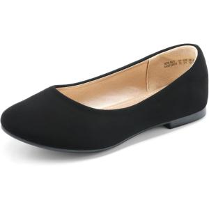 image:imageDREAM PAIRS Girls Dress Shoes Slip on Ballerina Flats for WeddingPartyBlackNubuck