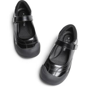 image:imageDREAM PAIRS Girls Kids Mary Jane School Uniform ToeProtective Shoes Soft Flats Toddler Little KidBlack